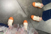 untitlab caramel rubber toe beige canvas shoes SS211401 PU5